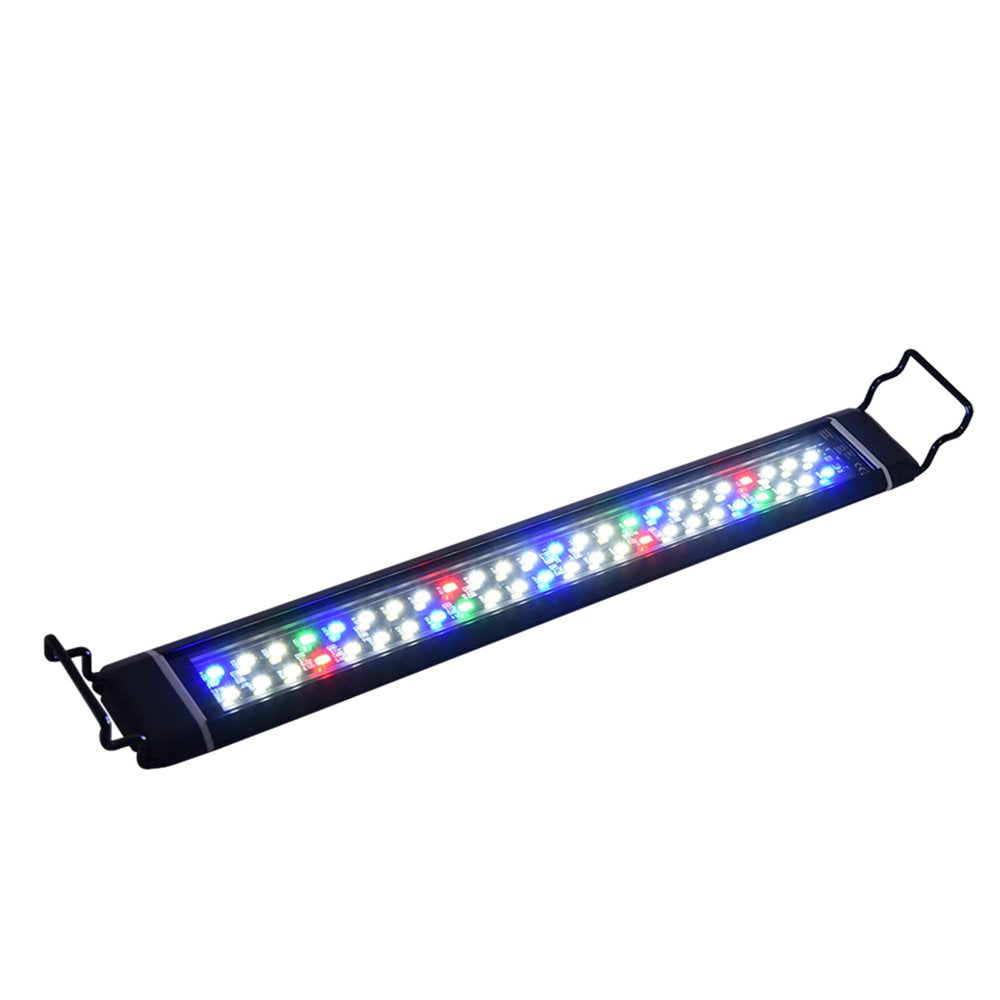 Full-Spectrum Aquarium Light with Aluminum Alloy Shell Extendable Brackets-Light Animals & Pet Supplies > Pet Supplies > Fish Supplies > Aquarium Lighting TKJH   