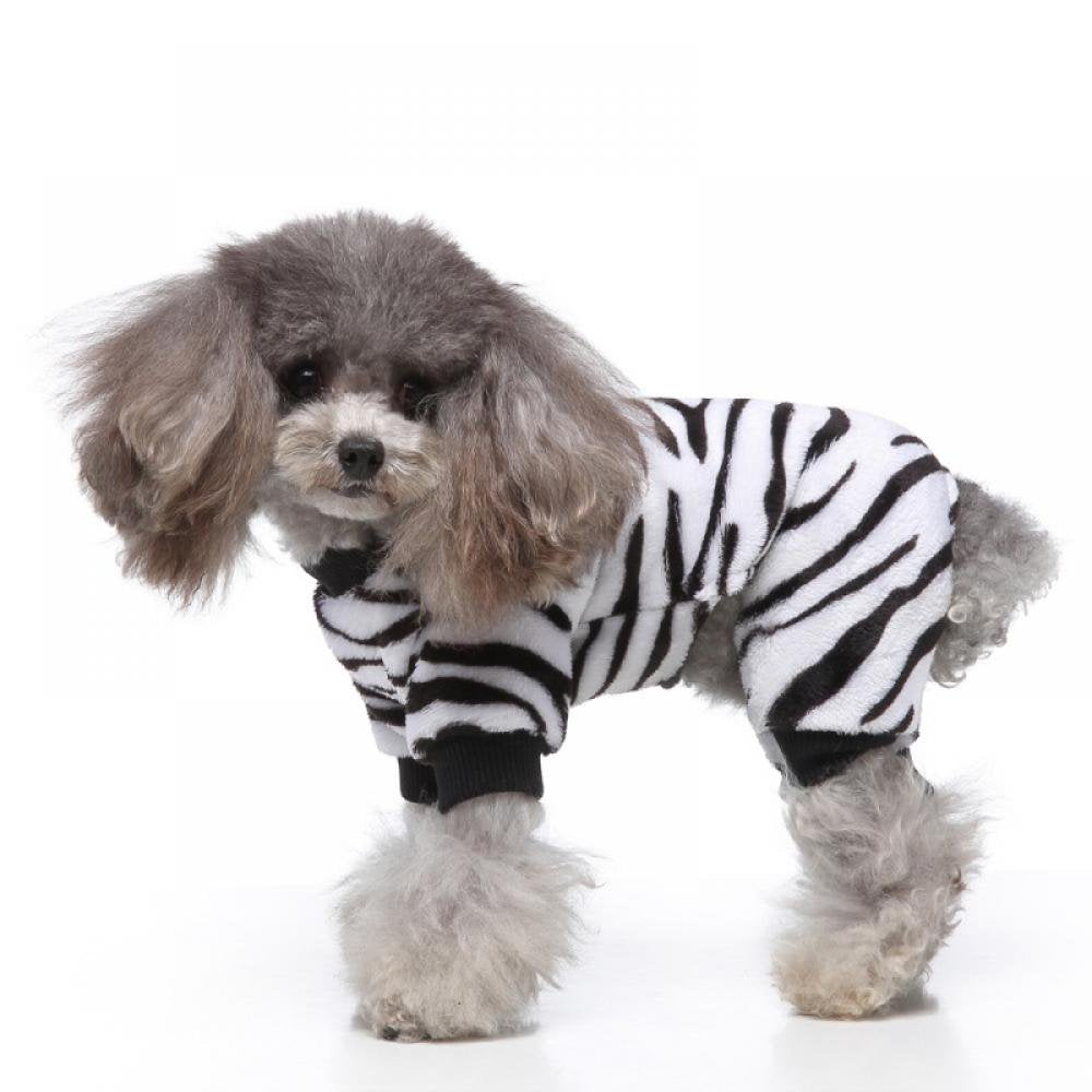 Pet Dog Pajamas Soft Cotton Shirt Jumpsuit Cute Overall Doggy Cat Strip Clothes Apparel for Play Sleep Animals & Pet Supplies > Pet Supplies > Dog Supplies > Dog Apparel DA BOOM   
