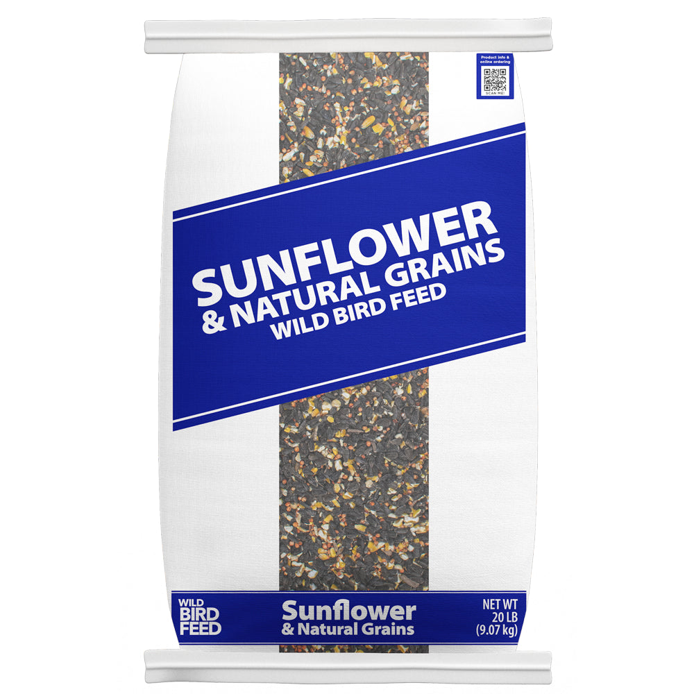 Global Harvest Foods Sunflower & Grains Wild Bird Feed, New, 5 Lb. Bag Animals & Pet Supplies > Pet Supplies > Bird Supplies > Bird Food Global Harvest Foods Ltd. 20 lbs  