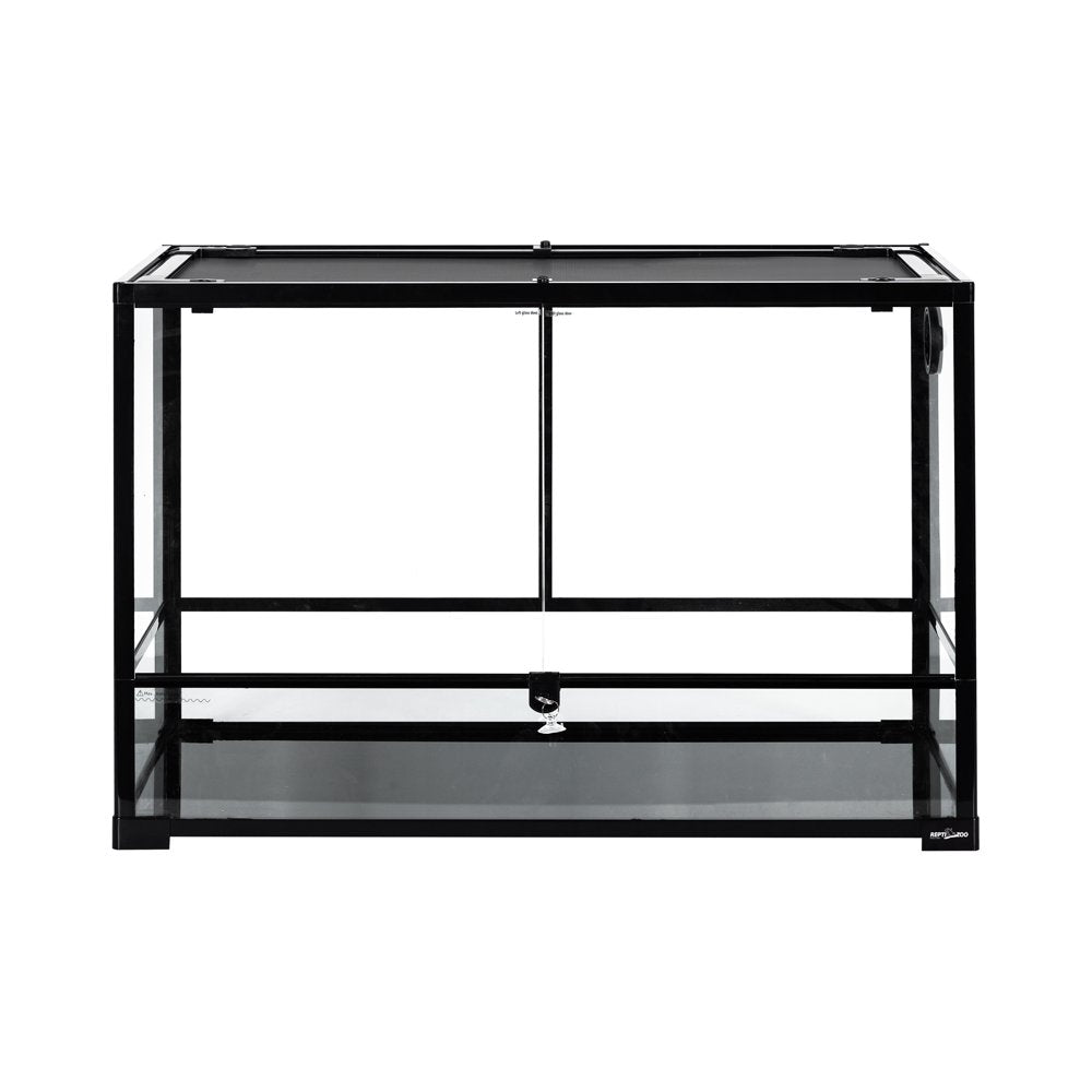 REPTI-ZOO Large 67 Gallon Knock down Glass Habitat Terrarium, Double Hing Doors with Screen Ventilation Animals & Pet Supplies > Pet Supplies > Small Animal Supplies > Small Animal Habitat Accessories ETAN PET SUPPLIES INC   