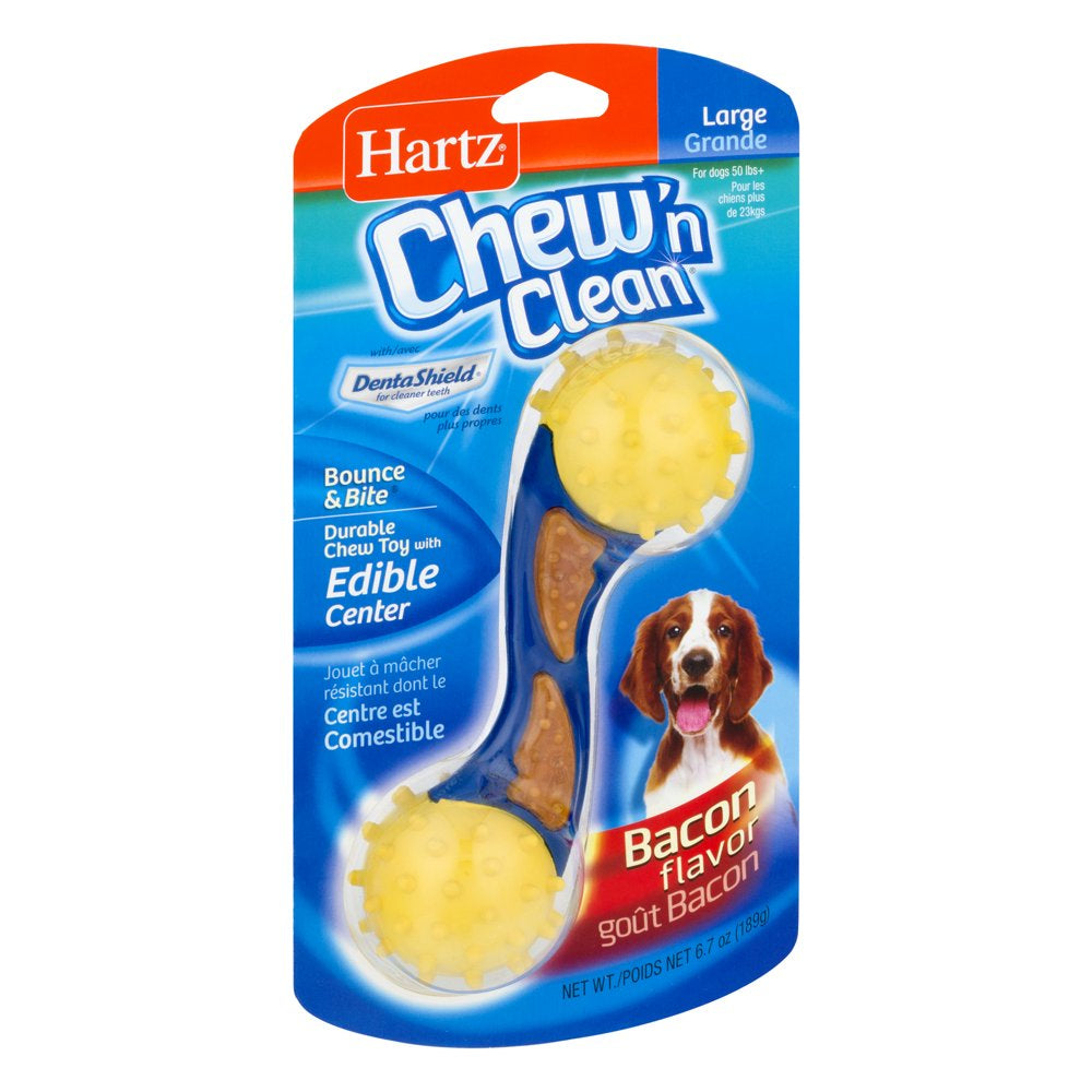 Hartz Chew 'N Clean Bounce & Bite Dog Toy, Large Animals & Pet Supplies > Pet Supplies > Dog Supplies > Dog Toys The Hartz Mountain Corporation   