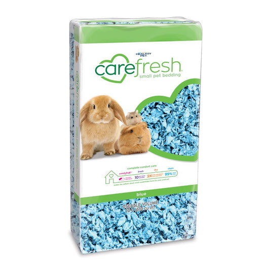 Carefresh Natural Soft Paper Fiber, Small Pet Bedding, Blue, 10L Animals & Pet Supplies > Pet Supplies > Small Animal Supplies > Small Animal Bedding Healthy Pet   