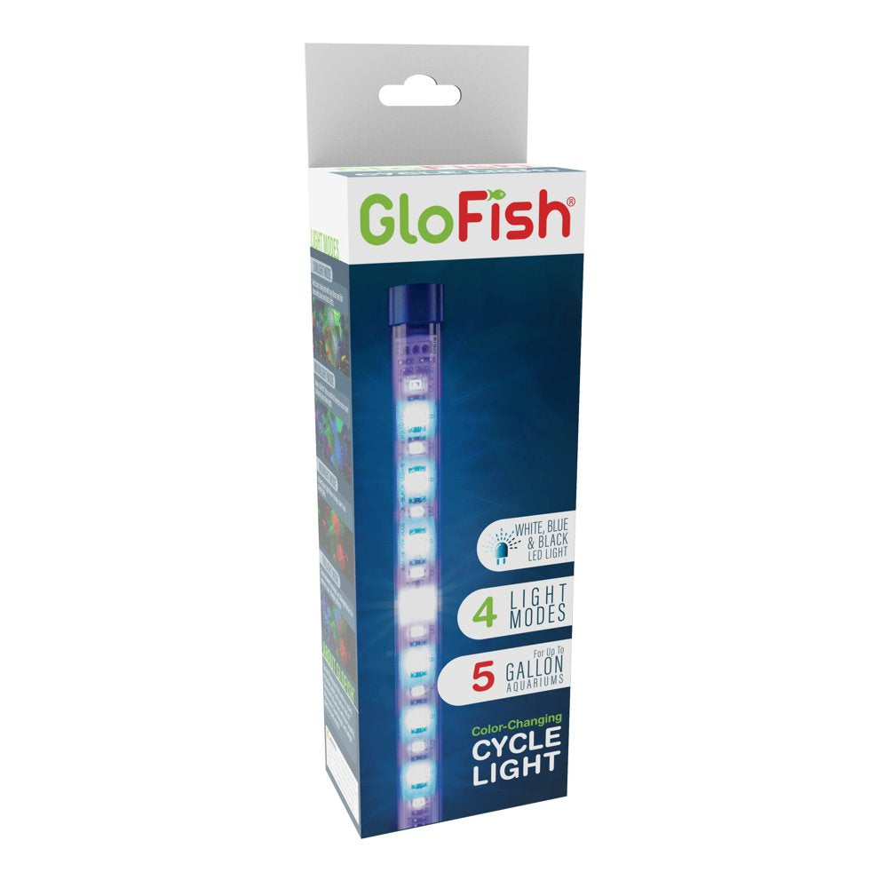 Glofish Cycle Light, for Aquariums up to 20 Gallons, 4 Modes with Blue, White and Black LED Lights Animals & Pet Supplies > Pet Supplies > Fish Supplies > Aquarium Lighting Spectrum Brands, Pet, LLC 5 gal  
