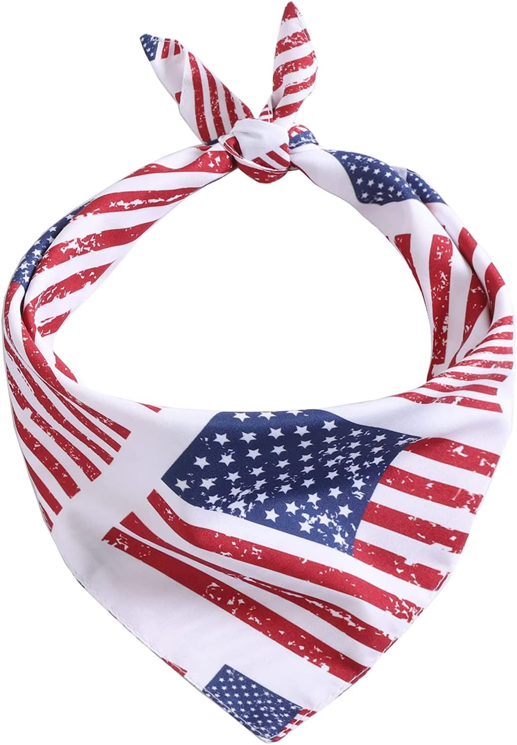 Binaryabc USA Flag Dog Bandana,American Flags Dog Bandana Pet Scarfs,4Th of July American Independence Day Pet Decorations(Style 4) Animals & Pet Supplies > Pet Supplies > Dog Supplies > Dog Apparel BinaryABC   