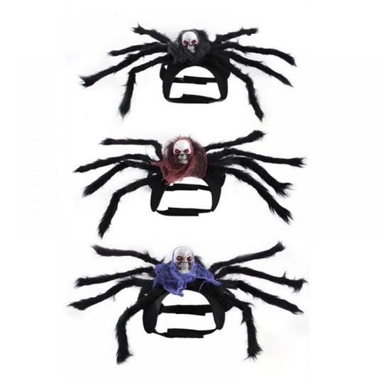 Sevenday Halloween Dog Spider Costumes - Pet Costume Spider Cosplay Dog Cat Costumes Apparel for Medium Small Dogs Cats Outfit Dress up Accessories Animals & Pet Supplies > Pet Supplies > Cat Supplies > Cat Apparel Sevenday Brown  