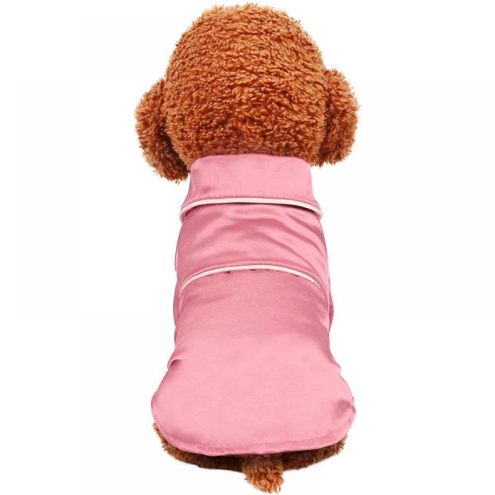 Cat Dog Pajamas Soft Silk Pet Clothes Apparel Puppy Pink Sleepwear XS Midnight Animals & Pet Supplies > Pet Supplies > Dog Supplies > Dog Apparel Midnight   