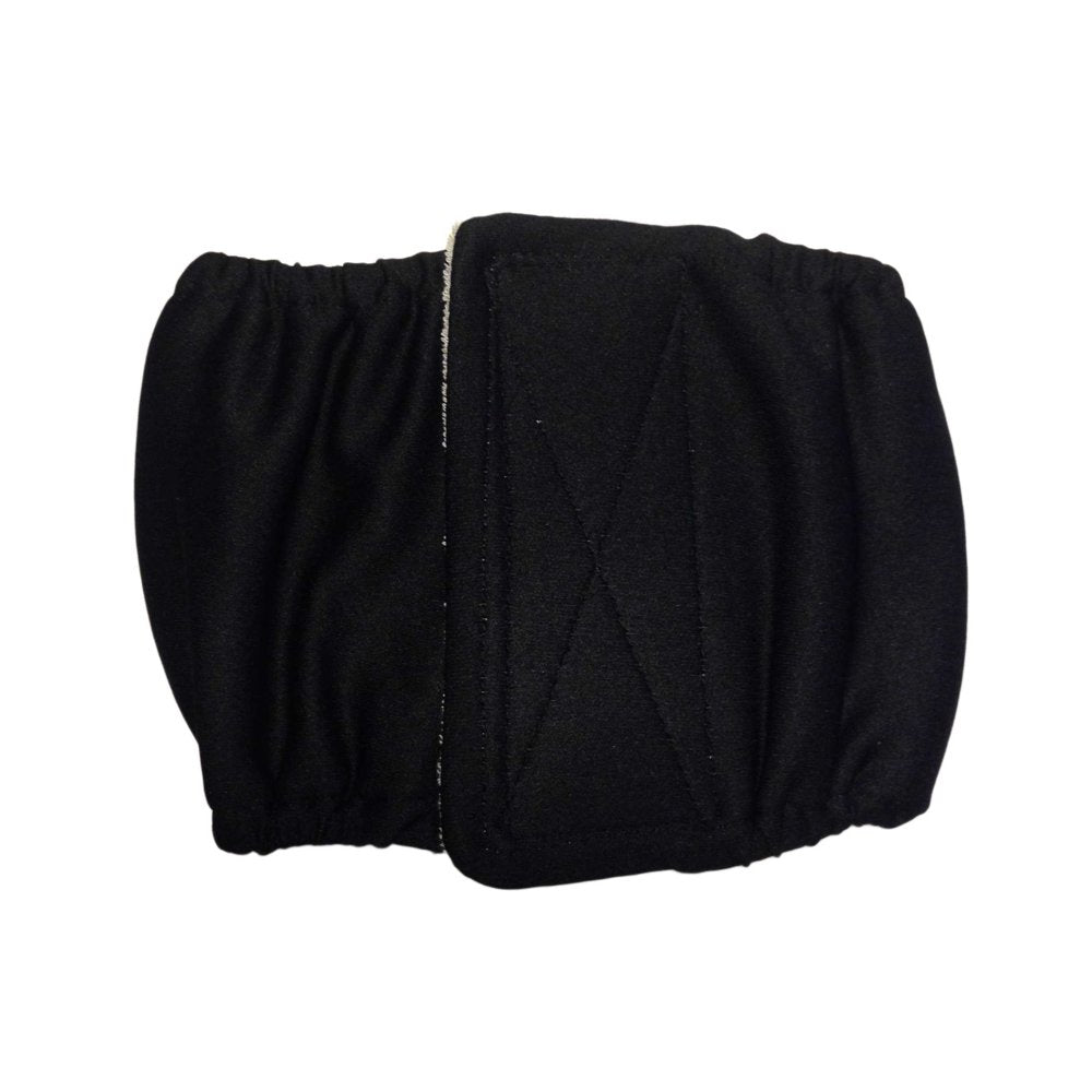 Barkertime Black Washable Dog Belly Band Male Wrap - Made in USA Animals & Pet Supplies > Pet Supplies > Dog Supplies > Dog Diaper Pads & Liners Barkertime S  