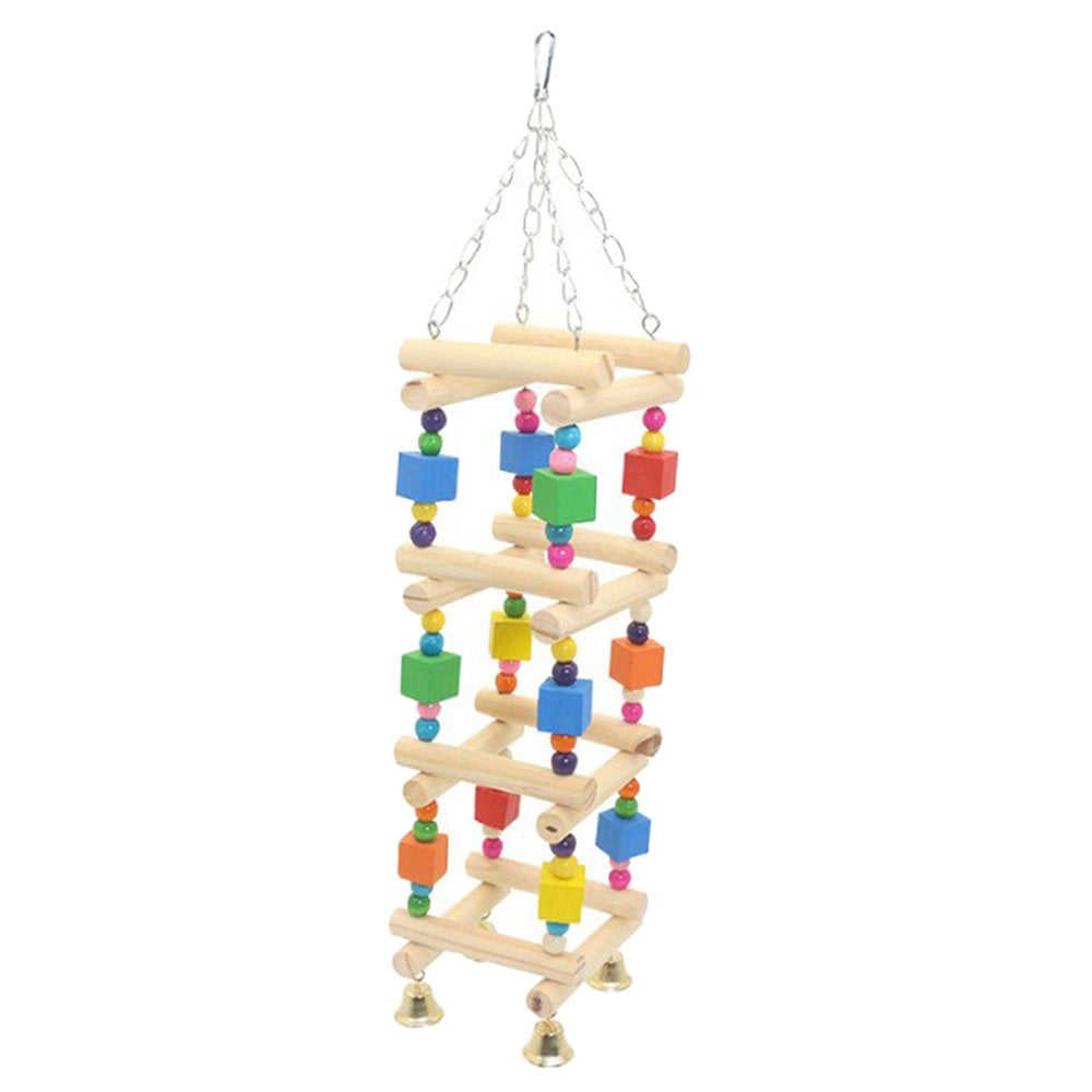 Parrot Cage Bite Toy, Birds Chewing Toys,Hanging Bird Playground Stand, Bird Gym Animals & Pet Supplies > Pet Supplies > Bird Supplies > Bird Gyms & Playstands FITYLE   