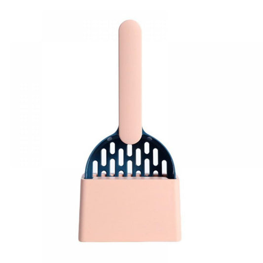 Sacredtree Cat Litter Shovel with a Fixed Device Slag Sieve for Quick Shovel Screening Long Handle Cat Cleaning Supplies Animals & Pet Supplies > Pet Supplies > Cat Supplies > Cat Litter Sacredtree Blue pink  