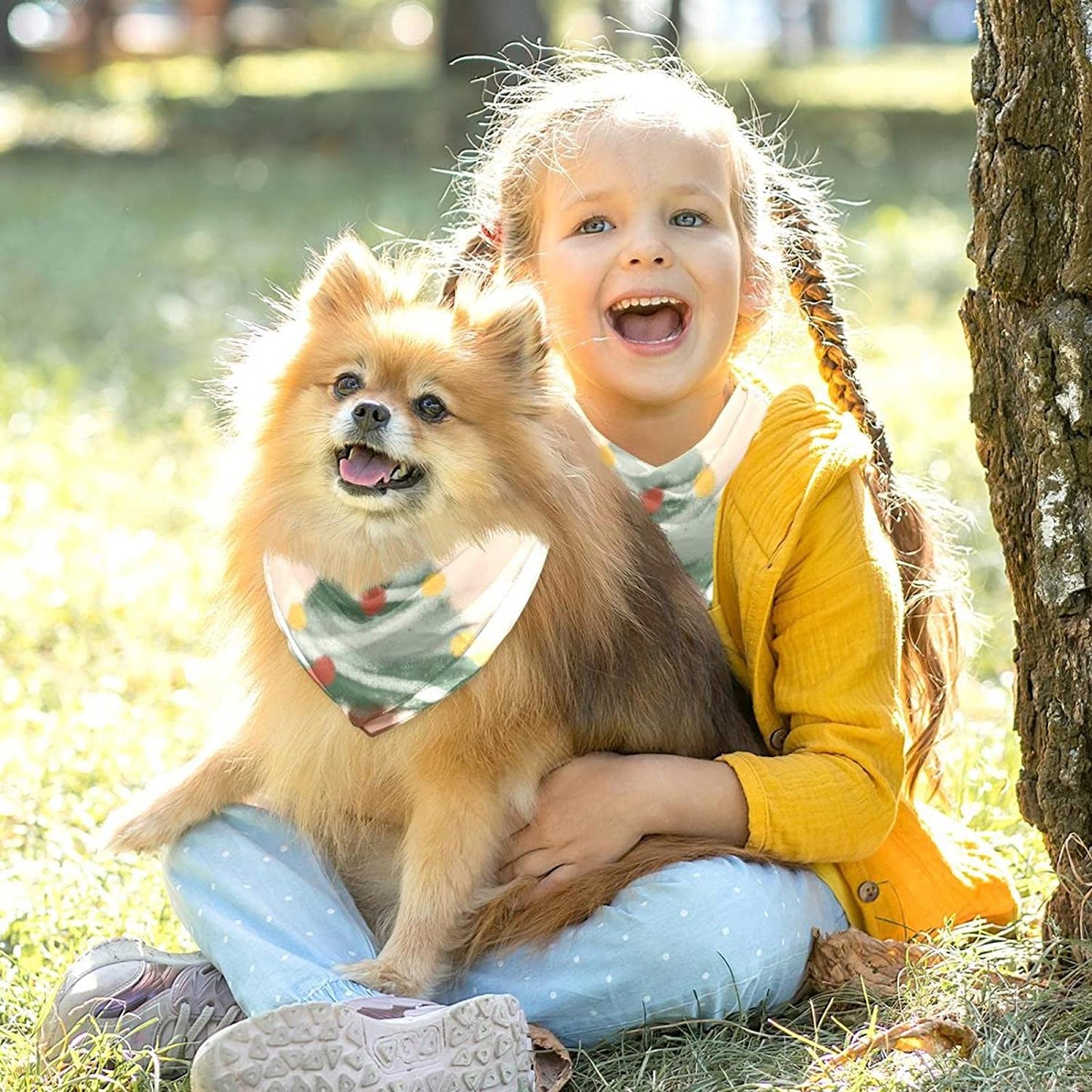 Dog Bandanas,Cat Triangle Bibs,Two Sizes,Snowflake Christmas Tree,Pet Scarf for Small Medium Large Pets Animals & Pet Supplies > Pet Supplies > Dog Supplies > Dog Apparel tzhcjsjgs   