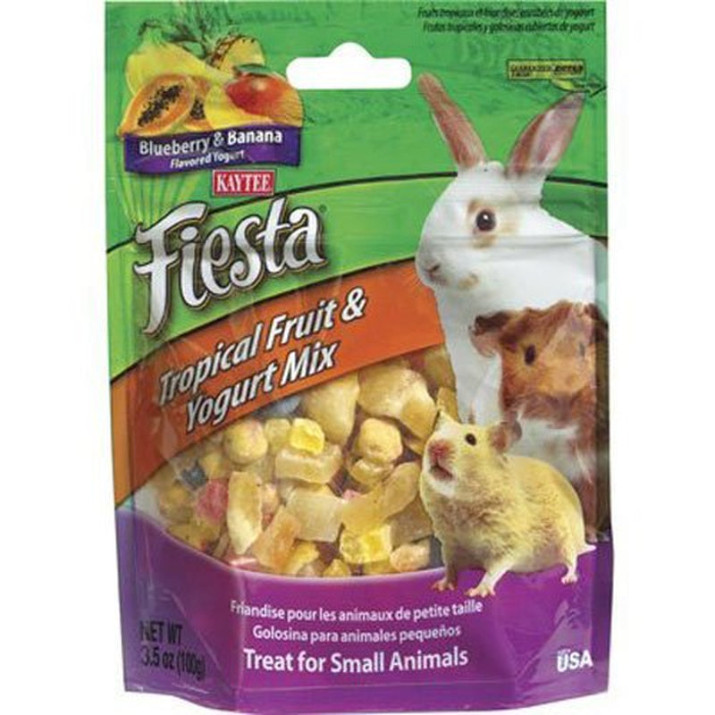 Kaytee Fiesta Blueberry &Amp; Banana Flavored Tropical Fruit &Amp; Yogurt Small Animal Treats, 3.5-Oz Bag Animals & Pet Supplies > Pet Supplies > Small Animal Supplies > Small Animal Treats Kaytee   