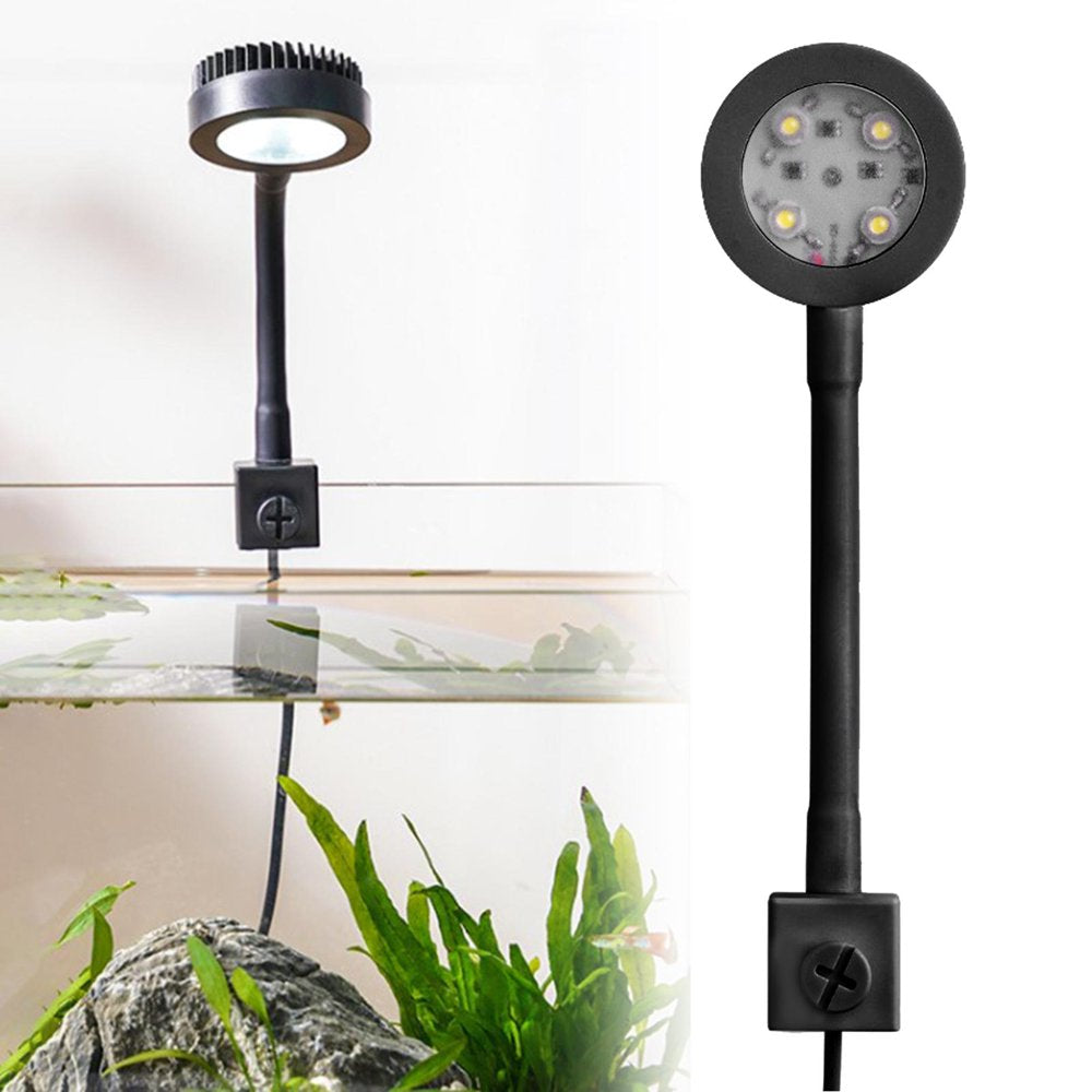 Small Fish Tank Light Aquarium Light with Remote for Coral Clip Black Animals & Pet Supplies > Pet Supplies > Fish Supplies > Aquarium Lighting Colcolo   