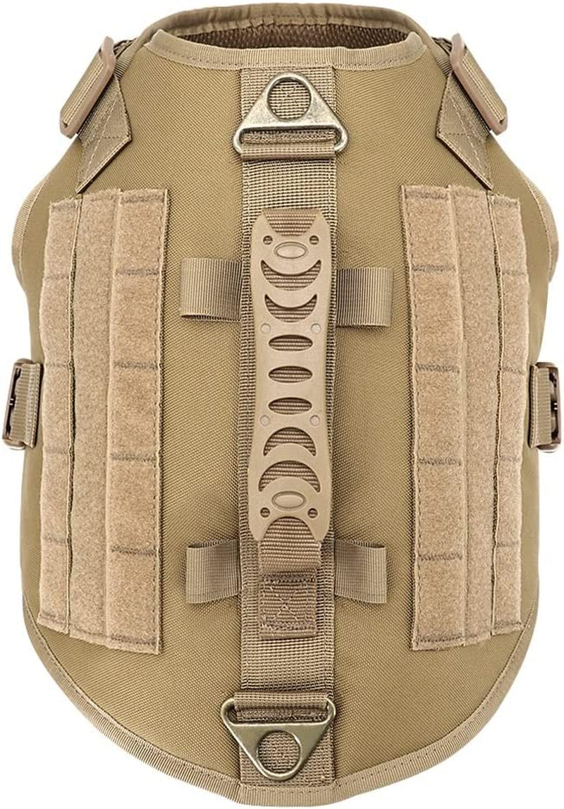 SXNBH Dog Harness Pet Military Training Dog Vest Shepherd Dog Harness Molle Vest for Medium Large Dogs ( Color : E , Size : M ) Animals & Pet Supplies > Pet Supplies > Dog Supplies > Dog Apparel chuju   