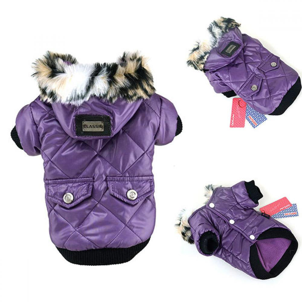 Pet Hooded Coat Puppy Dog Cat Chihuahua Winter Hoodie Jacket Jumpsuit Apparel Animals & Pet Supplies > Pet Supplies > Dog Supplies > Dog Apparel Catlerio   