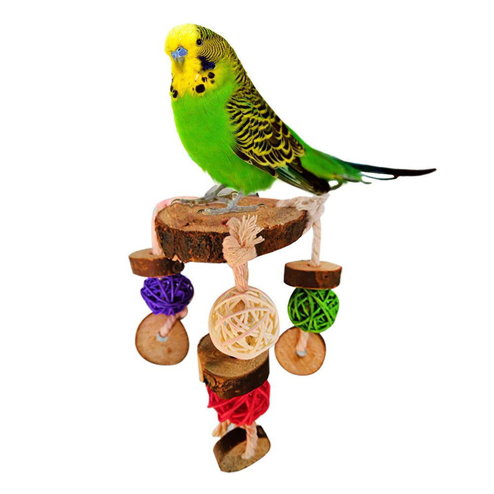 Randolph Bird Habitat round Wooden Platform Parrot Toys Bird Cage Accessories Animals & Pet Supplies > Pet Supplies > Bird Supplies > Bird Cage Accessories Randolph   