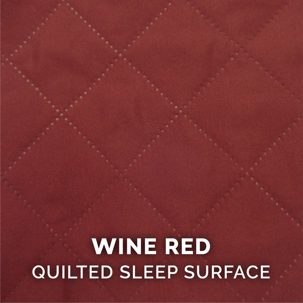 Furhaven Pet Products | Quilted Pillow Sofa Pet Bed for Dogs & Cats, Wine Red, Jumbo Animals & Pet Supplies > Pet Supplies > Cat Supplies > Cat Beds FurHaven Pet Products   