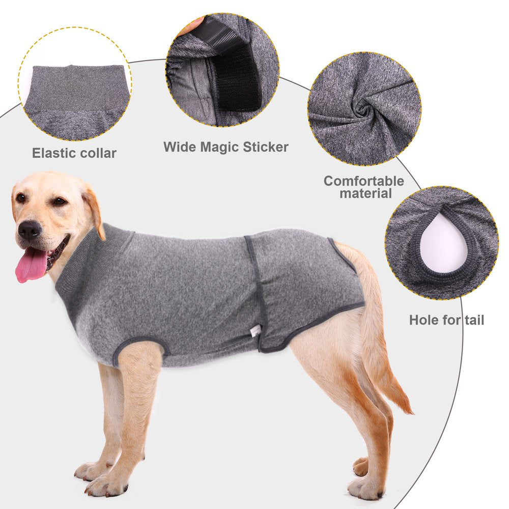 IDOMIK Recovery Suit for Dogs after Surgery, Recovery Shirt Onesie Dog Physiological Pants Diapers, Pet Abdominal Wounds Bandages E-Collar Cone Alternatives Male Female Shirt Pajamas Anti-Licking Animals & Pet Supplies > Pet Supplies > Dog Supplies > Dog Diaper Pads & Liners IDOMIK   