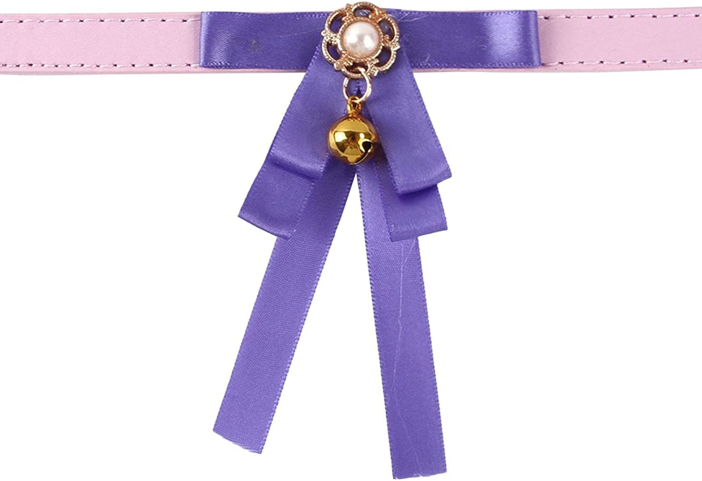 Dog Bows Bulk Pet Bow Knot Collar Fashion Dog Tie Handmade Cat Bow Tie Cat Jewelry Animals & Pet Supplies > Pet Supplies > Dog Supplies > Dog Apparel HonpraD Purple Medium 