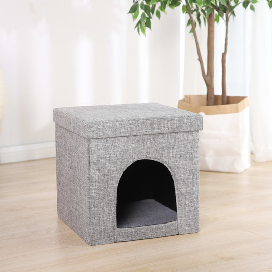 Vibrant Life Cat Cube Condo, 15", Small, Gray Animals & Pet Supplies > Pet Supplies > Cat Supplies > Cat Furniture Vibrant Life   