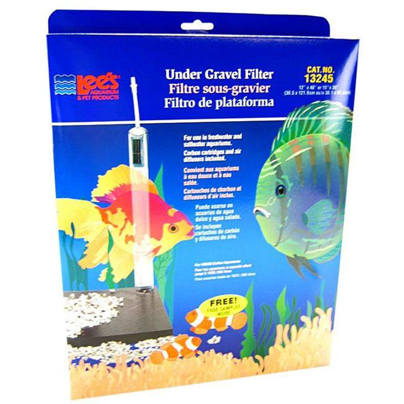 Lees S13260 60-90 Gal Original Undergravel Filter Aquarium Animals & Pet Supplies > Pet Supplies > Fish Supplies > Aquarium Filters LEES 55 Gallons - (12" x 48" or 15" x 36")  