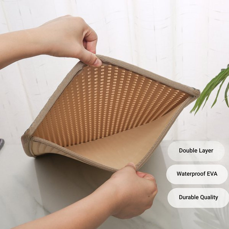 Goorabbit Durable Honeycomb Cat Litter Box Mat, Water Resistant, Traps Litter from Box, Helps to Waste Less Litter on Floors, Scatter Control, Double Layered, Soft on Cat Paws, Easy Clean Animals & Pet Supplies > Pet Supplies > Cat Supplies > Cat Litter Box Mats Goorabbit   