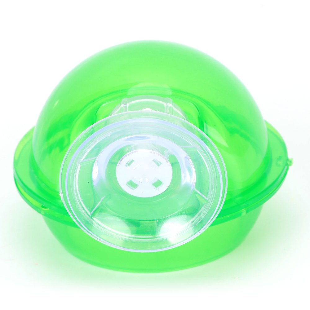 EBTOOLS Suction Cup Reptile Feeder Translucent Aquatic Nursery Basin for Amphibian Reptile Tortoise Gecko Snake Lizard,Worm Live Fodder Container,Suction Cup Reptile Feeder Animals & Pet Supplies > Pet Supplies > Reptile & Amphibian Supplies > Reptile & Amphibian Food EBTOOLS   