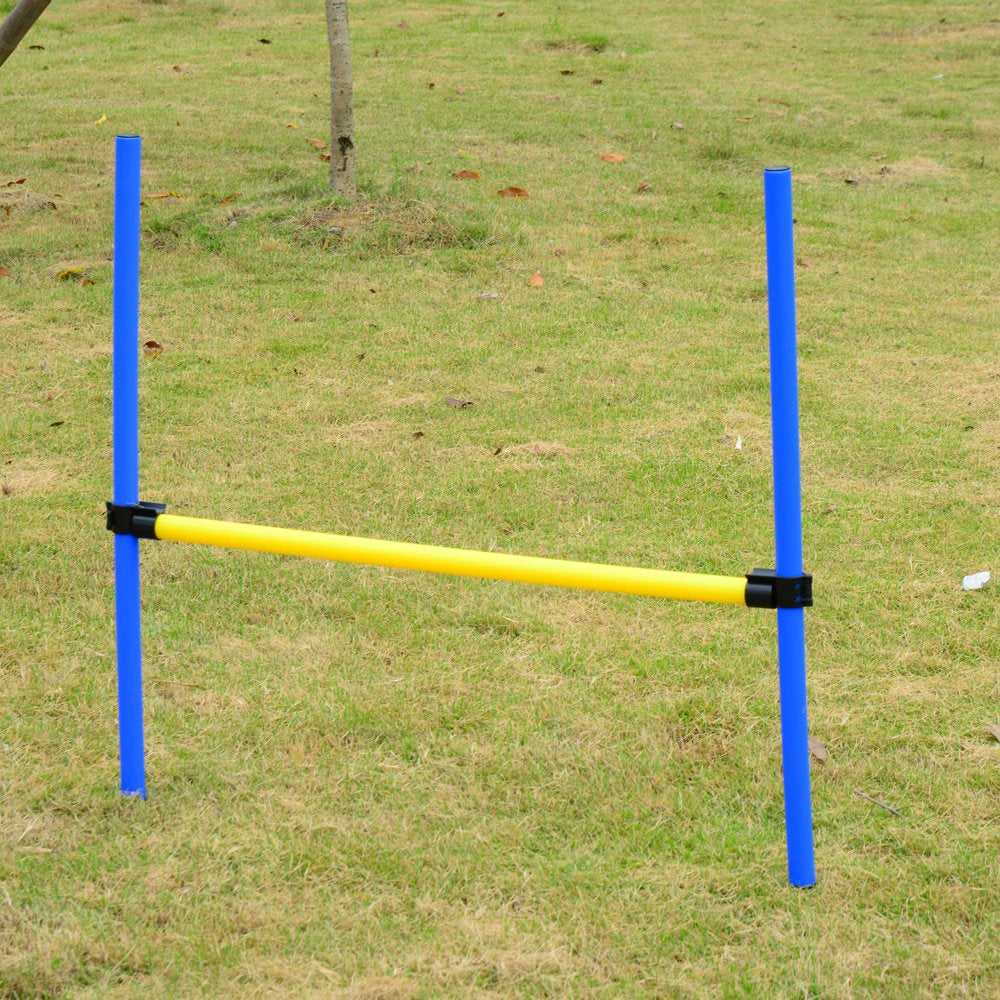 Dog Obstacle Training Kit – Blue and Yellow