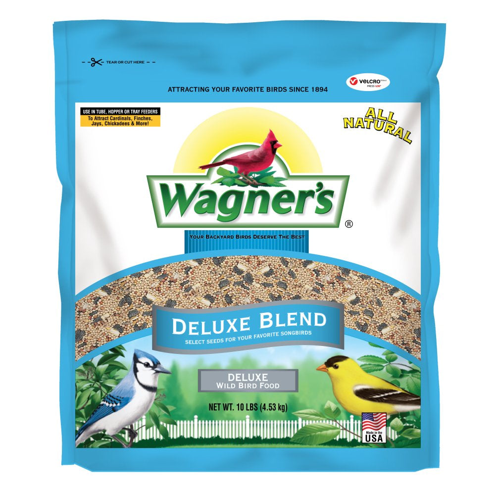 Wagner'S Deluxe Wild Bird Food Blend, 10 Lb. Bag Animals & Pet Supplies > Pet Supplies > Bird Supplies > Bird Food Wagner's, LLC   