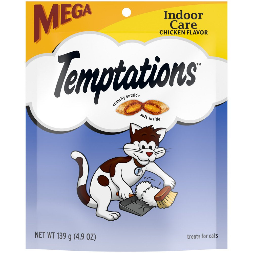 Temptations Chicken Flavor Topper, Crunchy & Soft Treat for Cat, 4.9 Oz. Animals & Pet Supplies > Pet Supplies > Cat Supplies > Cat Treats Mars Petcare   