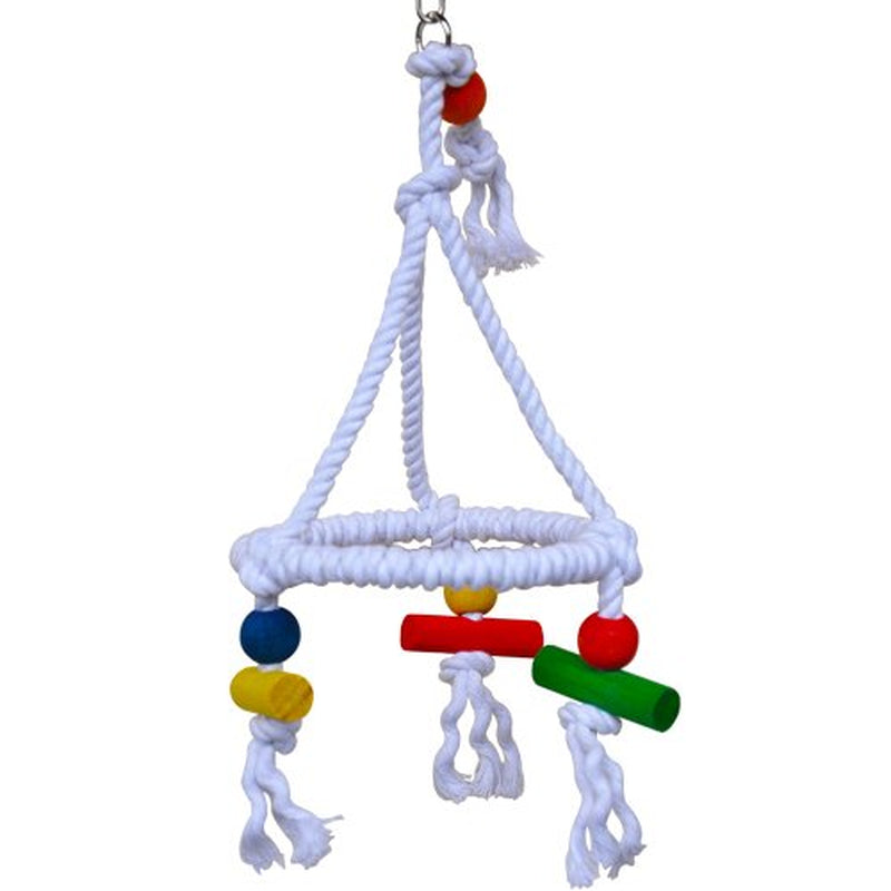 Bonka Bird Toys 1422 Rope Pyramid Small Swing Bird Toy Animals & Pet Supplies > Pet Supplies > Bird Supplies > Bird Toys Bonka Bird Toys   