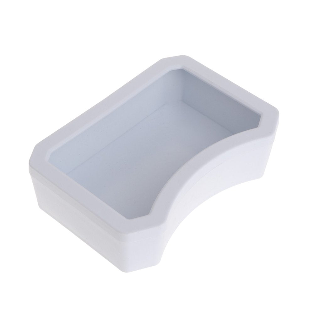 Reptile Water Dish Food Bowl Amphibians Feeder Basin Tray for Chameleons Lizards Animals & Pet Supplies > Pet Supplies > Reptile & Amphibian Supplies > Reptile & Amphibian Food CHANCELAND L White 