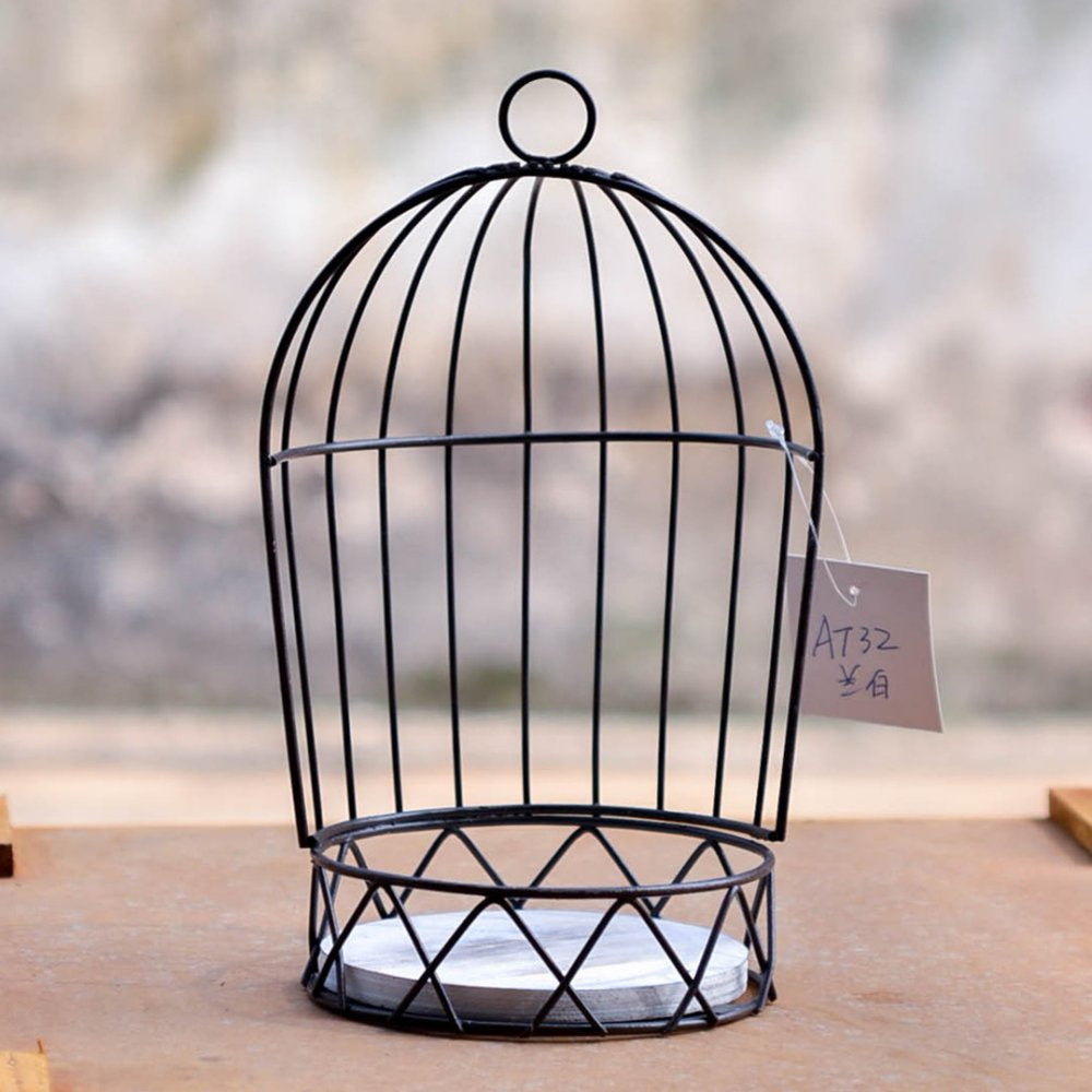 Retro Nordic Style Birdcage Hanging Flower Stand Shelf Iron Balcony Bird Cage Cage Animals & Pet Supplies > Pet Supplies > Bird Supplies > Bird Cages & Stands VB1562 Cage  