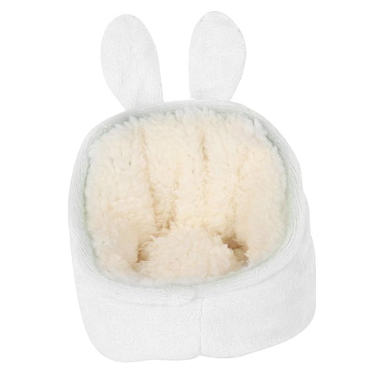 Small Animals Guinea Bed Warm Hamster House Accessories Sleeping Bag Bedding Cloth for Chinchilla Hedgehog Indoor Mice Ferrets , White Animals & Pet Supplies > Pet Supplies > Small Animal Supplies > Small Animal Bedding DYNWAVE White  