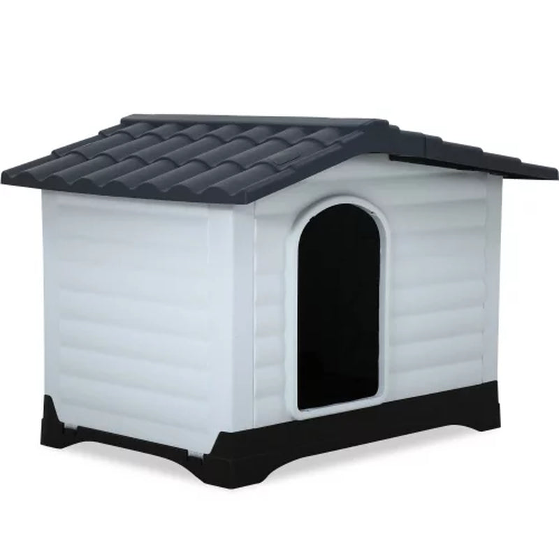 Furinno Peli 26 Inch All Weather Small Dog House with Air Vents, White Animals & Pet Supplies > Pet Supplies > Dog Supplies > Dog Houses Furinno   