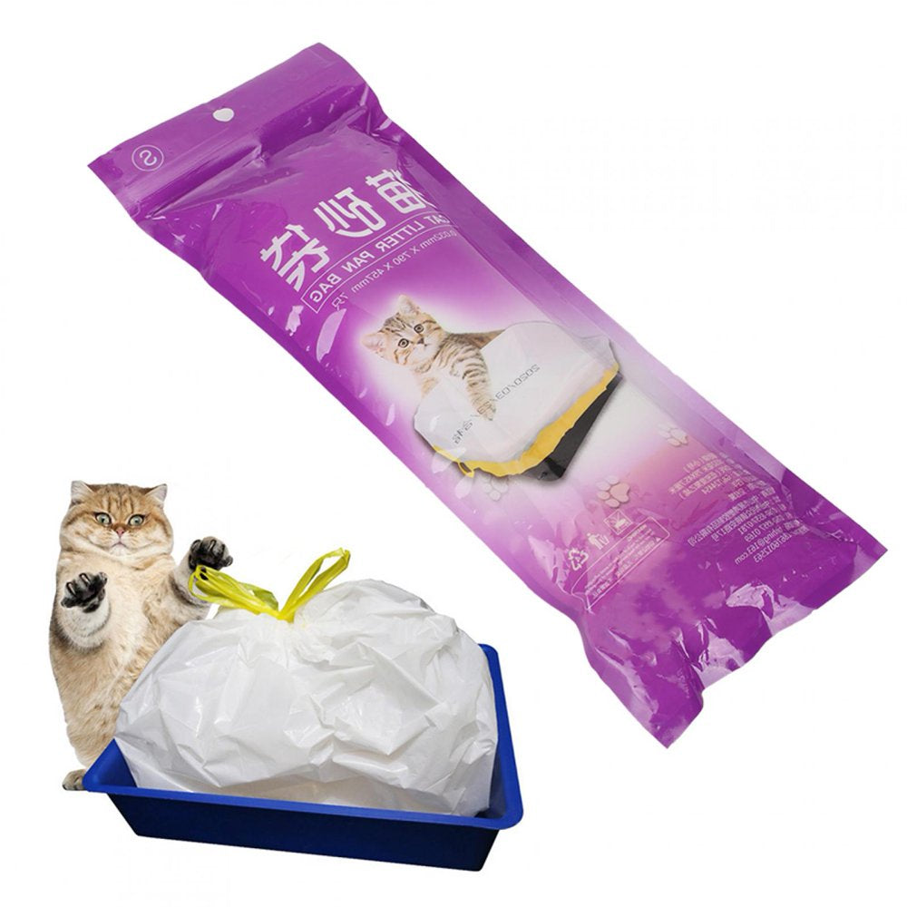 Cat Litter Liners Cat Litter Pan Liners Cat Litter Box Liner Cat Litter Bag Pet Cleaning Supplies Cat Litter Liners Thickening Drawstring Pet Pan Liners Hygienic Durable Pet Animals & Pet Supplies > Pet Supplies > Cat Supplies > Cat Litter Box Liners Ecoyyzn   