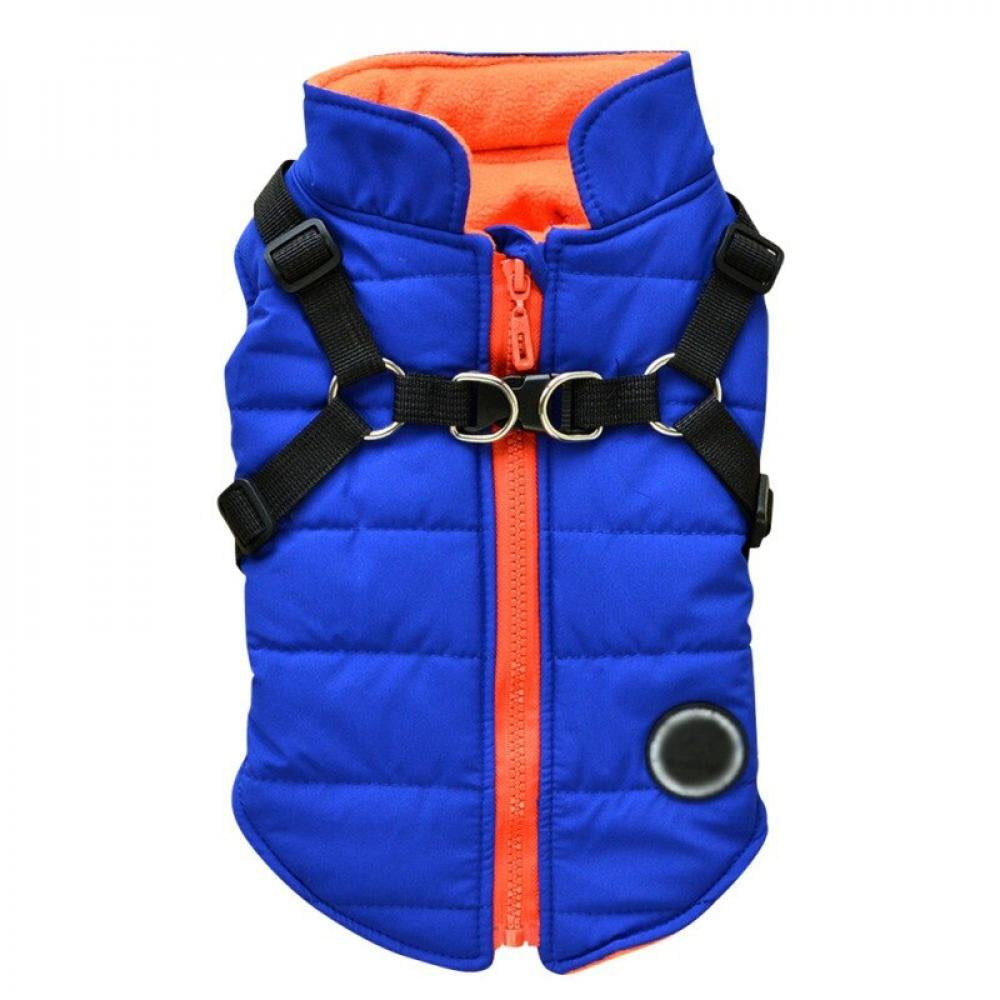 Clearance! Winter Pet Dog Clothes Warm Windproof Pets Dog Jackets for Small Medium Dogs Pet Labrador French Bulldog Apparel Dog Outfits Animals & Pet Supplies > Pet Supplies > Dog Supplies > Dog Apparel Fantadool XL Blue 