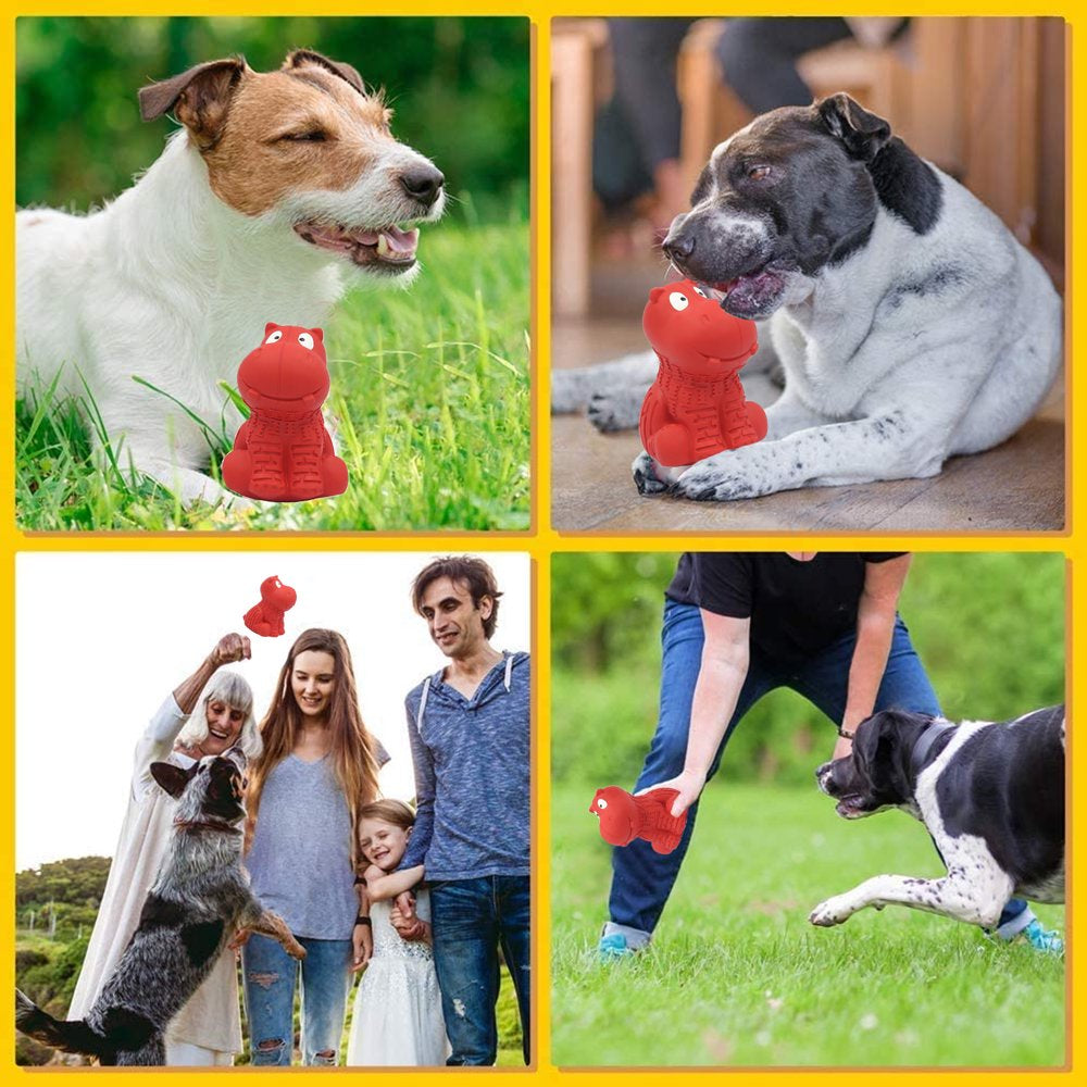 Valr Squeaky Dog Toys for Aggressive Chewers Rubber Interactive