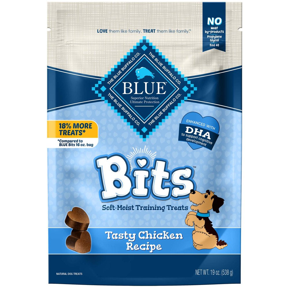 Blue Buffalo BLUE Bits Training Treats Chicken Flavor Soft Treats for Dogs, Whole Grain, 19 Oz. Bag Animals & Pet Supplies > Pet Supplies > Dog Supplies > Dog Treats Blue Buffalo   