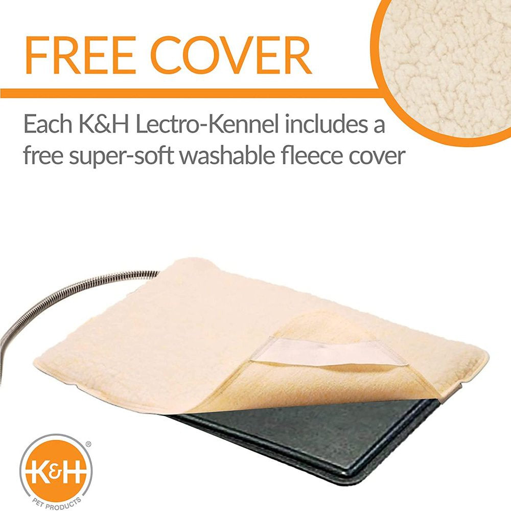 Bilot Lectro-Kennel Outdoor Heated Pad with Free Cover Black Small 12 X 18 Inches Animals & Pet Supplies > Pet Supplies > Dog Supplies > Dog Kennels & Runs Bilot   