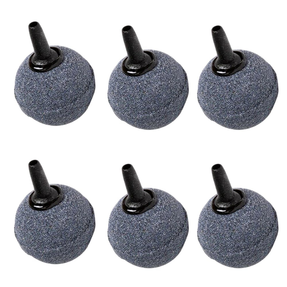 FRCOLOR 6 Pcs Ball Shape Air Stone Mineral Bubble Diffuser Airstones for Aquarium Fish Tank Pump and Hydroponics 20X20Mm Animals & Pet Supplies > Pet Supplies > Fish Supplies > Aquarium Air Stones & Diffusers FRCOLOR   