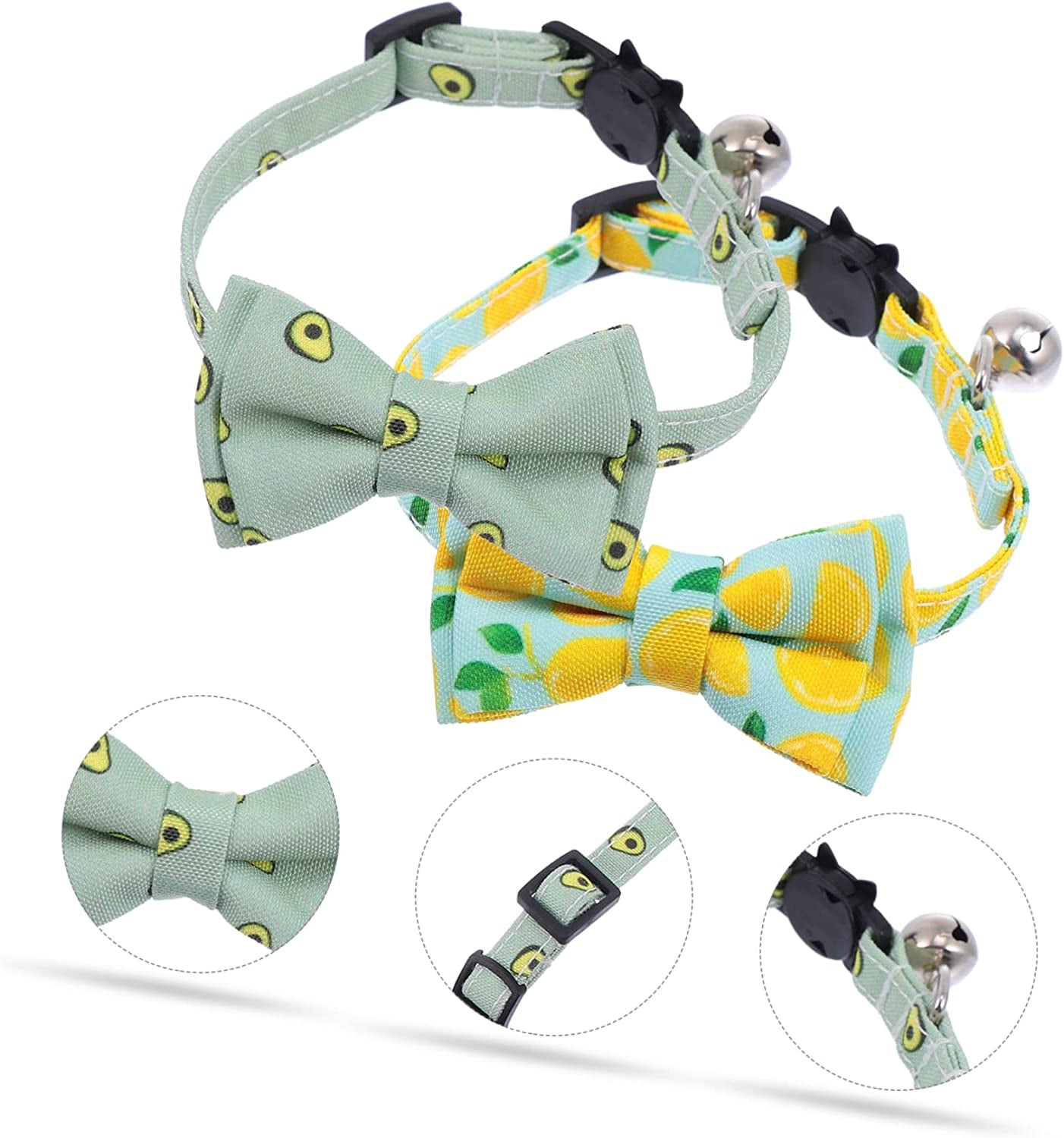 Generic 4 Pcs Pet Neck Neckchain Tie Puppy Cat Accessories Animals Bows Grooming Gift Collars Lovely Dog Fruit Pattern Puppies Bow Kitten Chain Bell Necklace Ties for with Collar Cute Animals & Pet Supplies > Pet Supplies > Dog Supplies > Dog Apparel generic   