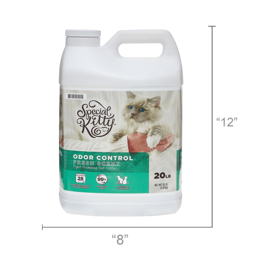 Special Kitty Odor Control Tight Clumping Cat Litter, Fresh Scent, 20 Lb Animals & Pet Supplies > Pet Supplies > Cat Supplies > Cat Litter Wal-Mart Stores, Inc.   