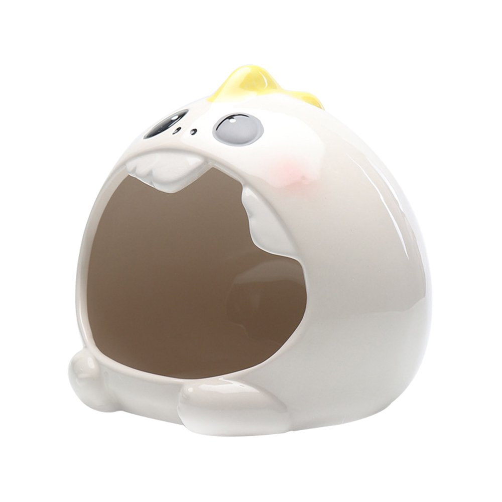 Bestonzon House Ceramic Hamster Small Hideout Animal Chinchilla Mini Animals Nesting Huts Habitat Cage Sleepingpet Animals & Pet Supplies > Pet Supplies > Small Animal Supplies > Small Animal Habitats & Cages Bestonzon   