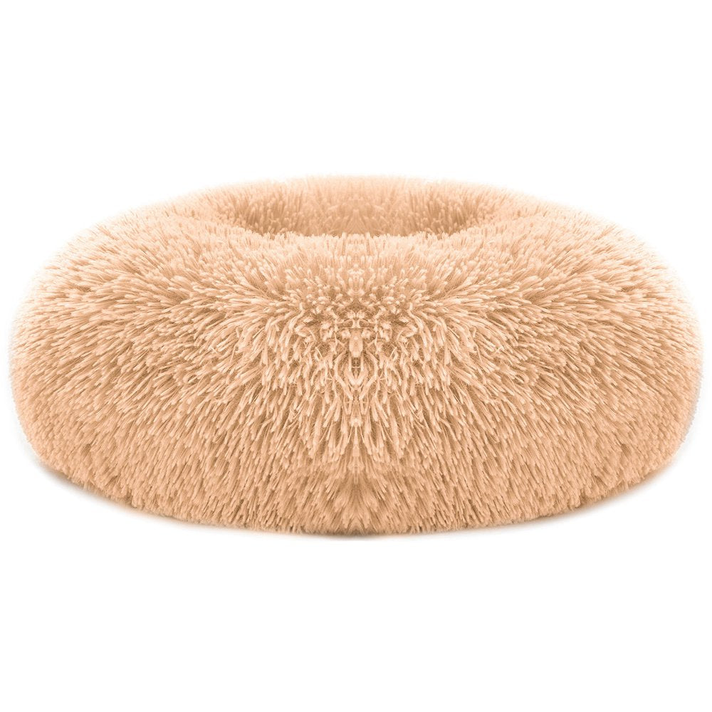 Imountek Pet Dog Bed Soft Warm Fleece Puppy Cat Bed Dog Cozy Nest Sofa Bed Cushion for Dog Pink L Animals & Pet Supplies > Pet Supplies > Cat Supplies > Cat Beds iMounTEK L Brown 