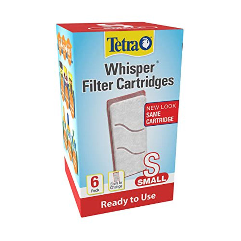 Tetra Whisper Filter Cartridges 6 Count, Small, for Aquarium Filtration (19550) Animals & Pet Supplies > Pet Supplies > Fish Supplies > Aquarium Filters Tetra   
