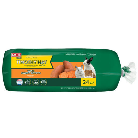 Kaytee Forti-Diet Timothy Ultra Hay with Sweet Potatoes 24 Oz Animals & Pet Supplies > Pet Supplies > Small Animal Supplies > Small Animal Food Central Garden and Pet   