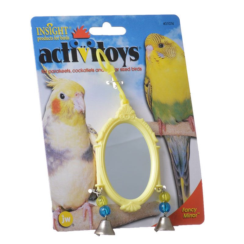 JW Insight Fancy Mirror Bird Toy - Assorted Animals & Pet Supplies > Pet Supplies > Bird Supplies > Bird Toys Petmate   