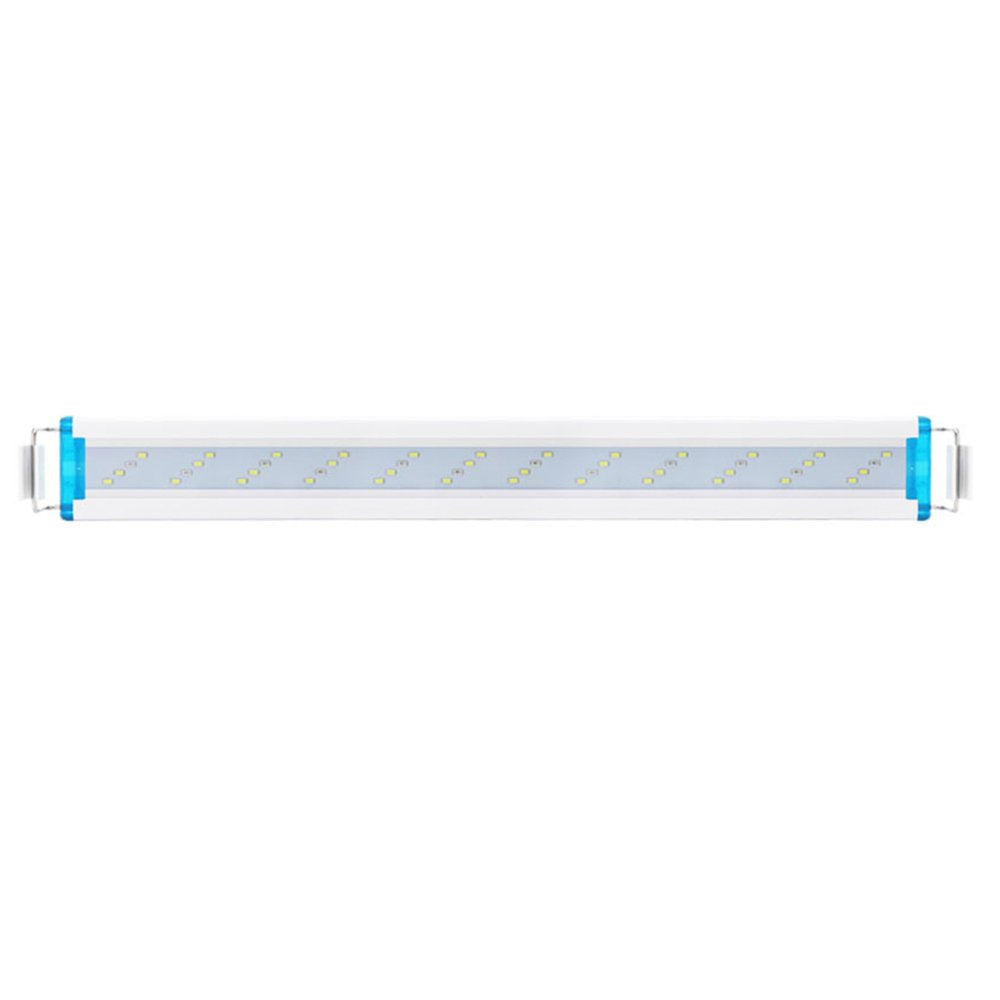 Aquarium LED Light 38Cm/14.96In Fish Tank Light 5.12In Extendable Brackets White Blue Leds for Freshwater Planted Tanks Animals & Pet Supplies > Pet Supplies > Fish Supplies > Aquarium Lighting Dcenta US Plug XXL White 