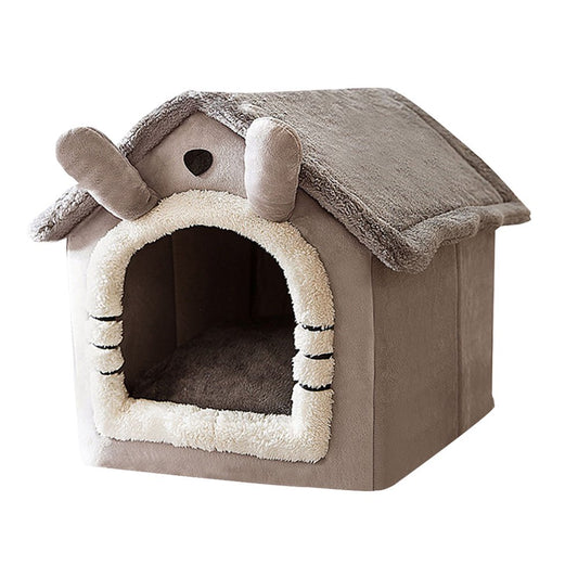 Tiyuyo Dog House Kennel Soft Pet Bed Cat Home Tent Semi-Enclosed Sleeping Nest (S) Animals & Pet Supplies > Pet Supplies > Dog Supplies > Dog Houses Tiyuyo M  