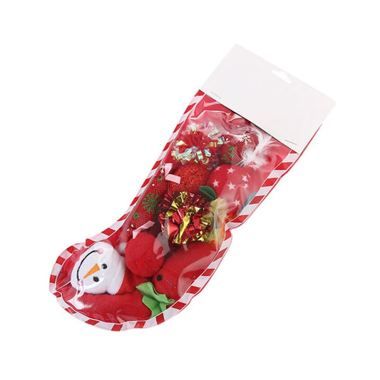 Luxsea Christmas Pet Cat Toys Combination Set Christmas Cat Toys Stocking Catnip Toys Animals & Pet Supplies > Pet Supplies > Cat Supplies > Cat Toys Luxsea A  